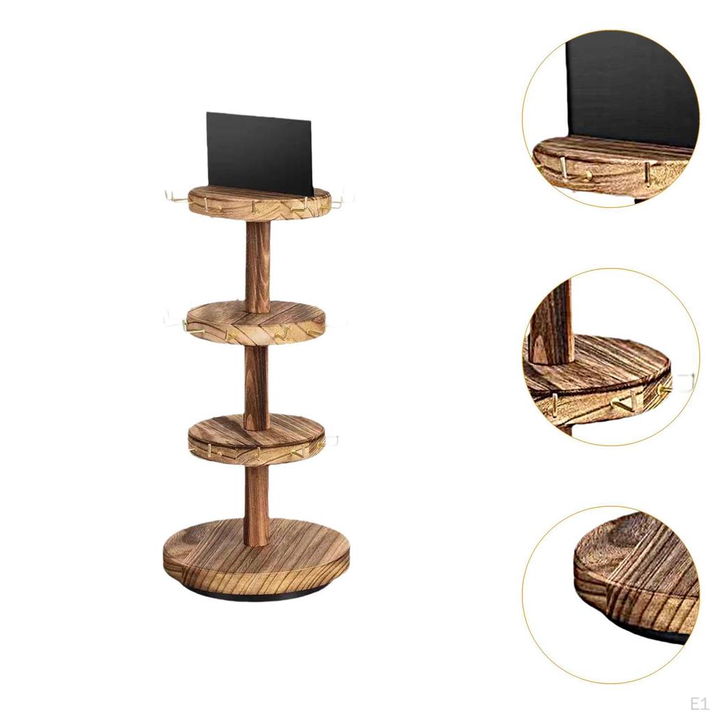 3 Tier Wooden Jewelry Display Stand for Bracelets And Bangles