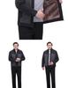 Velvet-Lined Thick Jacket for Men (Ages 60-70) - Warm Autumn/Winter Outerwear