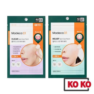 [Madeca 21] [Daiso] Spot Patch 2 Types / Clear Cure Patch  / Relief Spot Care Patch
