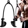 Fitness Grip Double Head Rope Pull Down Handle Triceps Biceps Back Muscle Strength Training Gym Grips Raining Tool
