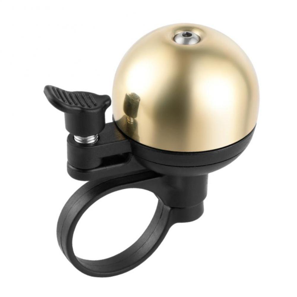 

Lightweight Bicycle Alarm Bell Black Gold Loud Horn Durable Retro Bells Bike Accessories Gold Plastic Base