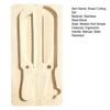 Brot Schneidebrett Set mit Verstellbarer Führung Holz Schneidebrett & Edelstahl Wellenschliffmesser für Baguette Laib und Sandwich, Alles-in-Einem Kit