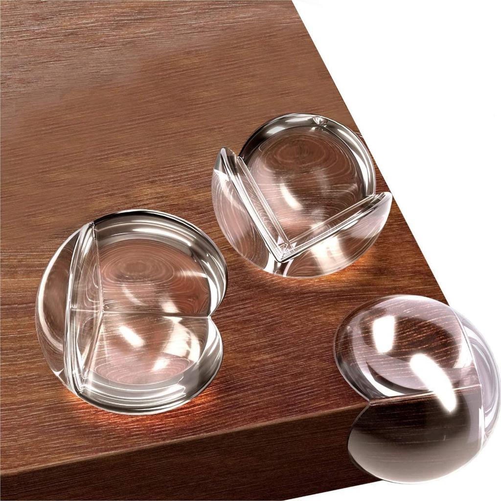 Transparent furniture corner protection covers 10 pcs round