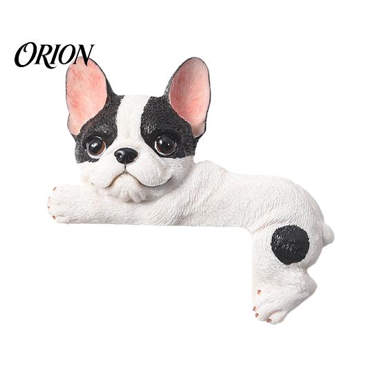 Easy Install Switch Cover 3D French Bulldog Resin Light Cover, Cute Cartoon Dog Wall Socket Decorative Plate Sticker Decor, Self-Adhesive Animal