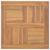 Day and Night - Day and Night Square Table Top Solid Teak Wood 50x50x2.5 Cm