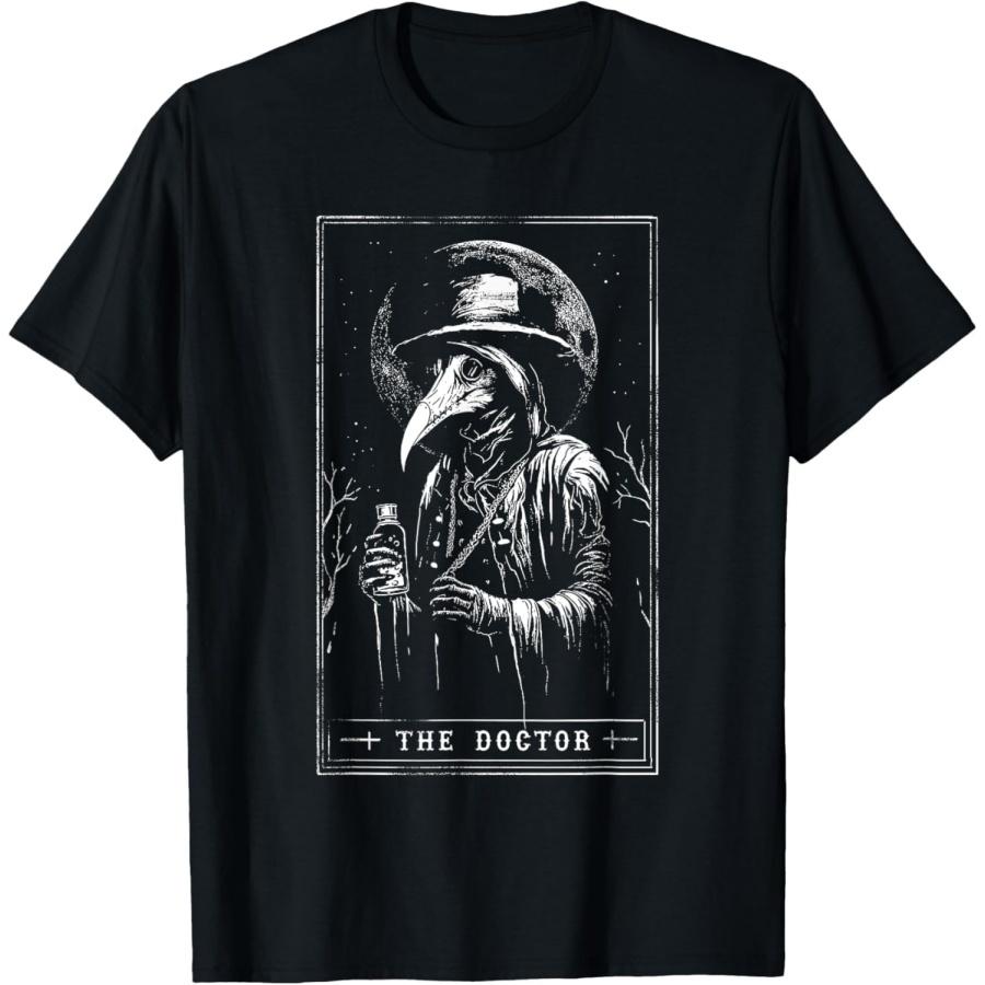 

Figured Plague Doctor T-Shirt Horror Death Occult Satanic T-Shirt XXXXXL чорний