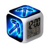 Minecraft Alarm Clock Led Night Light Colourful Changing Desktop Decoration