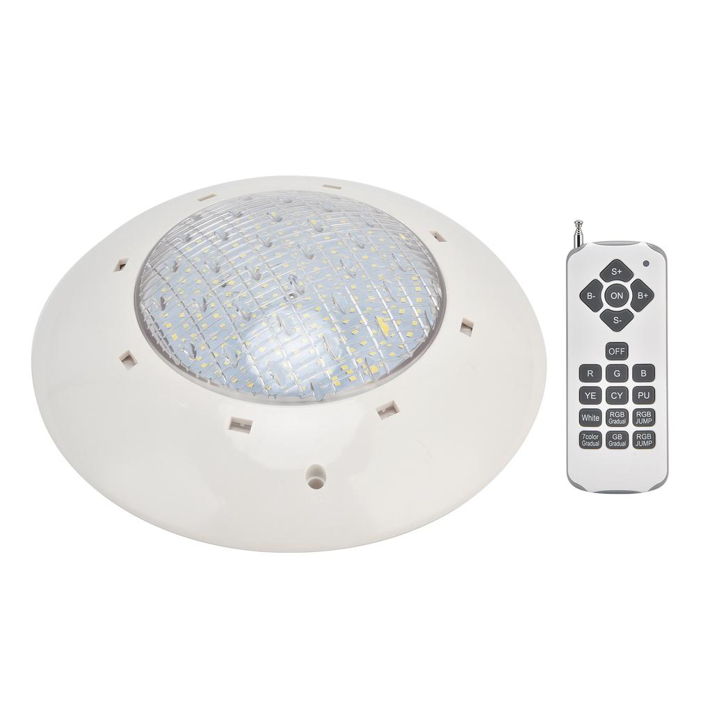 IP68 Wasserdichte LED Schwimmbadleuchte Bunte RGB Wandmontierte Unterwasserleuchte mit Fernbedienung