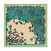 90cm Cashew-patterned scarf for women, headscarf, vintage print satin large scarf