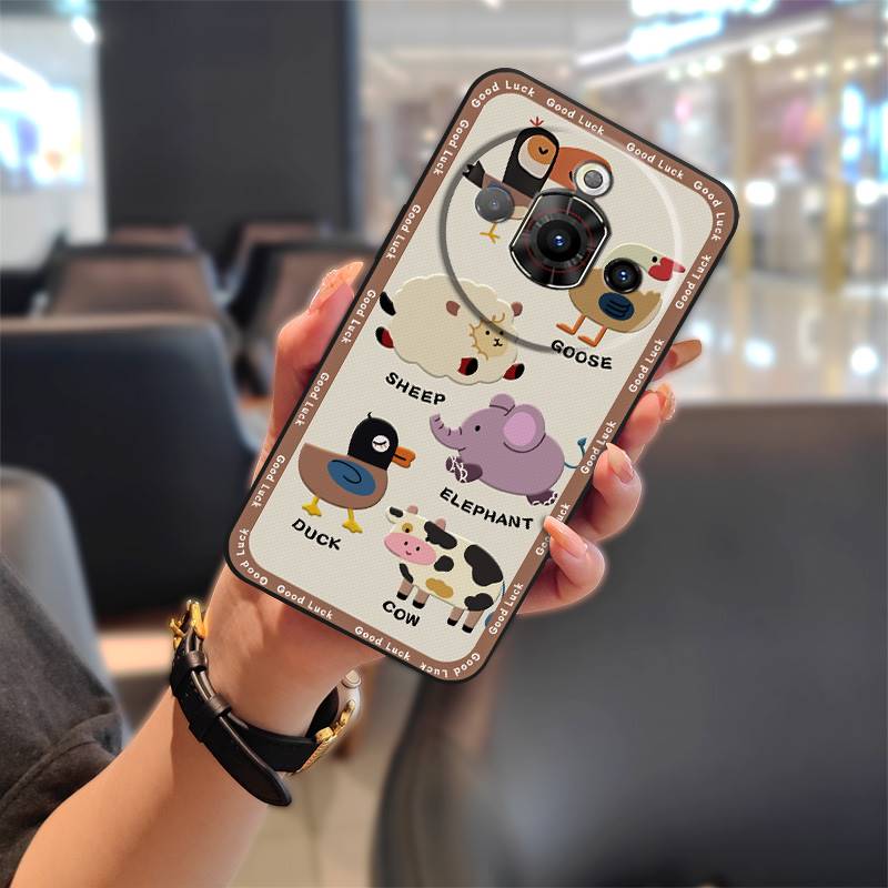 

Чохол для телефону з мультфільмом для ZTE Nubia Focus Pro 5G, стійкий до бруду, міцний силіконовий водонепроникний, повністю обгортаючий милий задній чохол ZTE Nubia Focus Pro 5G