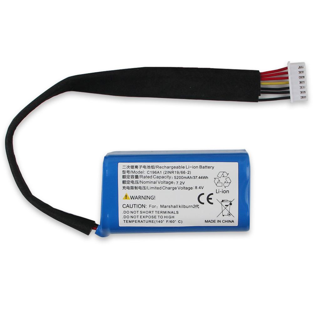 New Replacement Battery C196A1 For Marshall Kilburn II Bluetooth Speaker 5200mAh with Tools