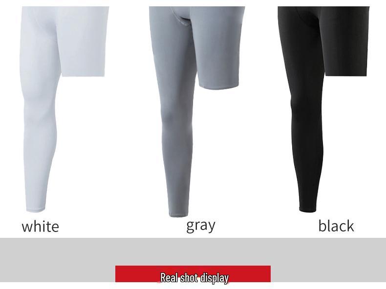 Basketbalové legíny na jednu nohu: Legíny s deväťbodovým, päťbodovým základným dizajnom pre šport a fitness