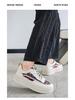 Men's Autumn Breathable Canvas Sneakers - Korean Trend, Thick Sole, Casual Sport Board Shoes