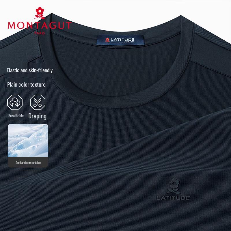

MONTAGUT Men s Summer Moisture-Wicking Cool-Touch Crew Neck T-Shirt 52