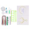Zestaw dla początkujących do quillingu papierowego 36 kolorowych pasków Pióro do quillingu Szpilki z perłami Rękodzieło papierowe( )