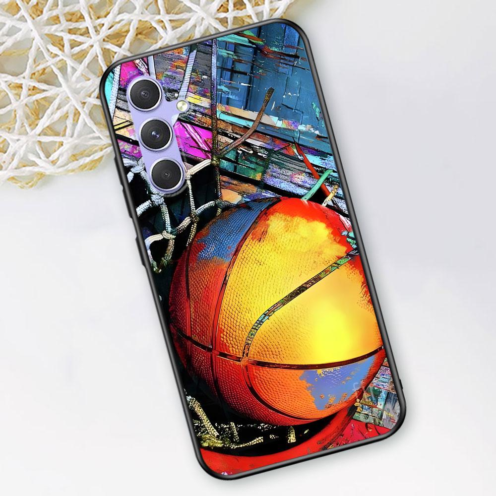 Basketball Basket Sports Case for Samsung Galaxy A51 A53 A54 A31 A52 A12 A13 A21s A22 A32 A11 A22 A33 A41 A52s TPU Phone Cover