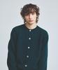 Knitted Shaggy Dog 100% Wool Round Cardigan Dark Green