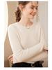 Women's Slim Fit Cashmere Sweater: Autumn/Winter Fashion Round Neck Knitted Pullover