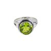 Peridot Gemstone 925 Sterling Silver Jewelry Handmade Promise Ring Gift For Him RR-11-3