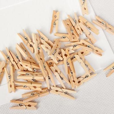 Askılı Giysiler DIY Kirli Çamaşır Sepeti Mini Mandallar Resim Plaj Havlusu Klipsleri Ev Depolama Fotoğraf Albümü Tutucu 50/100 adet