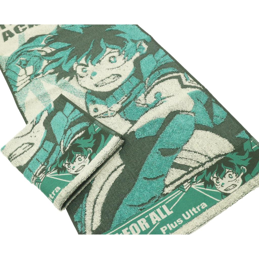Marushin Bandai My Hero Academia One For All Character Antibacterial and Odor Perfect Gift for 4385000400 Handkerchief, 100% Cotton, Design,