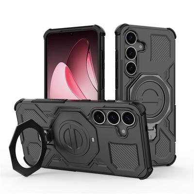 Magnetic Armor Case For Samsung Galaxy S25 Plus Cases Samsung Galaxy S25 Plus S25 Ultra Cover Magsafe Wireless Charging Cover