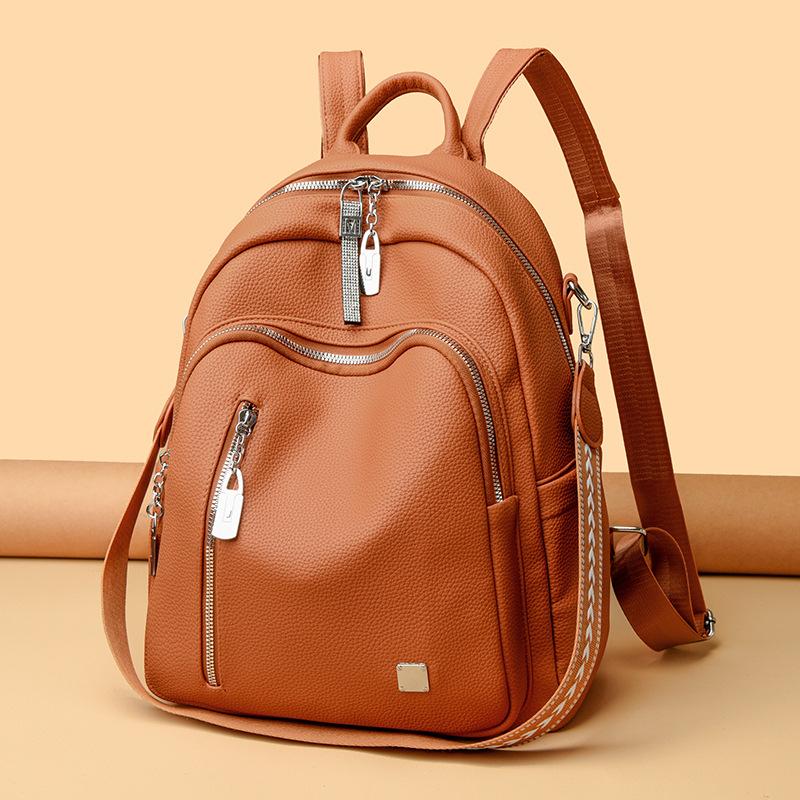 Large-capacity Double-shoulder Bag - Women's Versatile Travel Backpack with Multi-functional Single Shoulder Strap