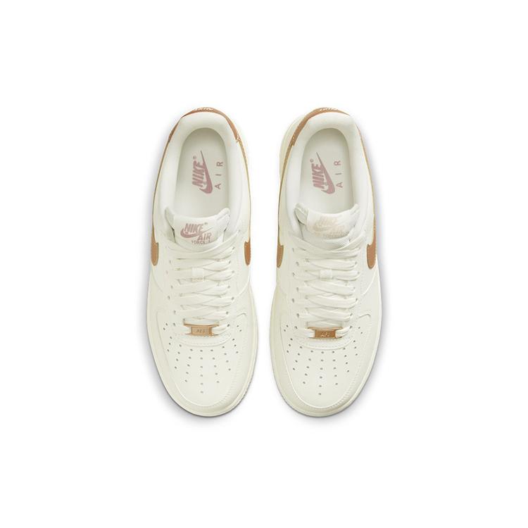 New Nike Air Force 1 '07 Sail Metallic Red Bronze Women's DD8959-109