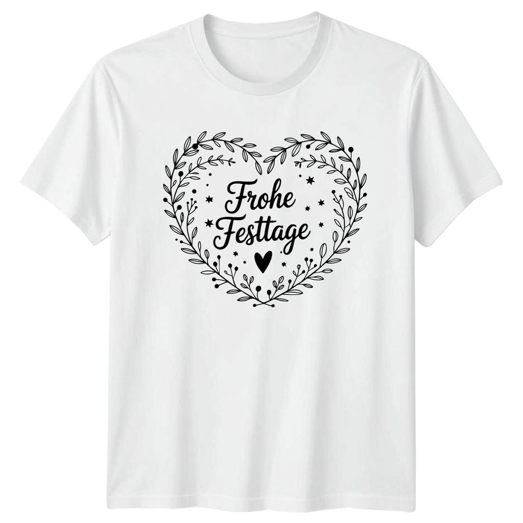 Frohe Festtage Winter Holidays Graphic Tee Unisexs Unisexs Seasonal TShirt