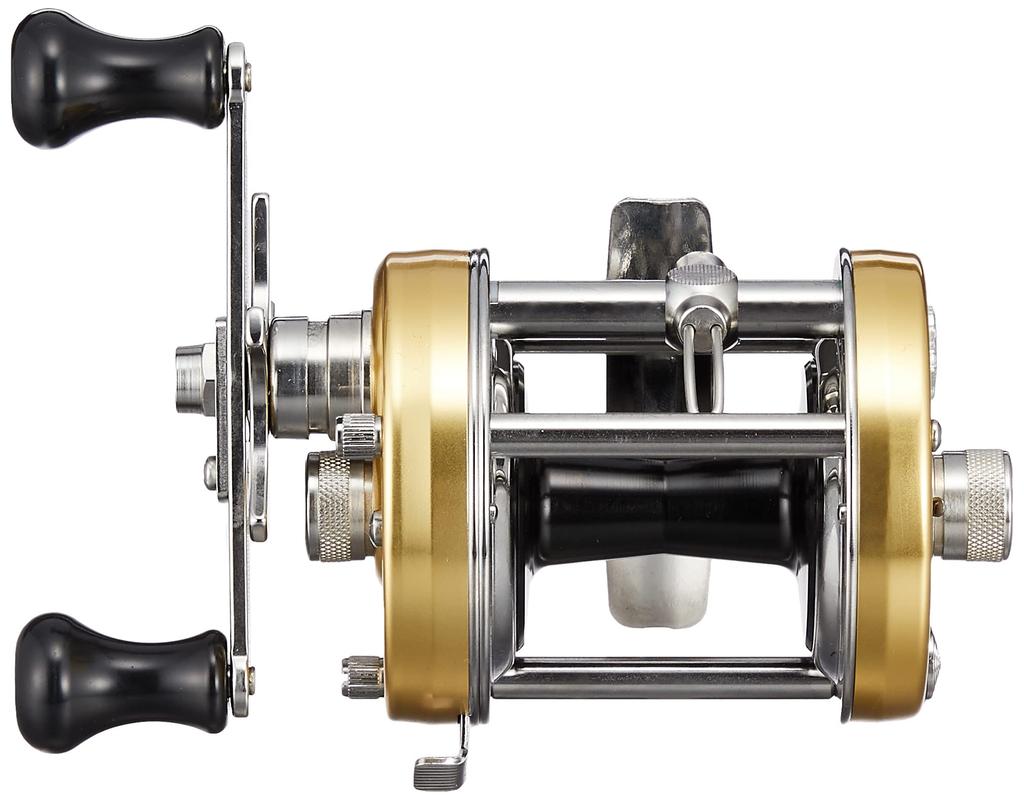 AbuGarcia Ambassador 6501CS Rocket Šampaňské Zlato Levá Ruka Dvojitá Rukojeť Bass Hlava Hadí Sumec Hladinový Kulatý Naviják