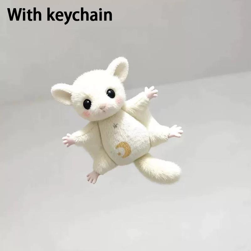 

Cartoon Animal Little Flying Mouse Pendant Stuffed Soft Honeybag Flying Spur Doll Kawaii Bag Decor Bat Mouse Plush Keychain Boy one size