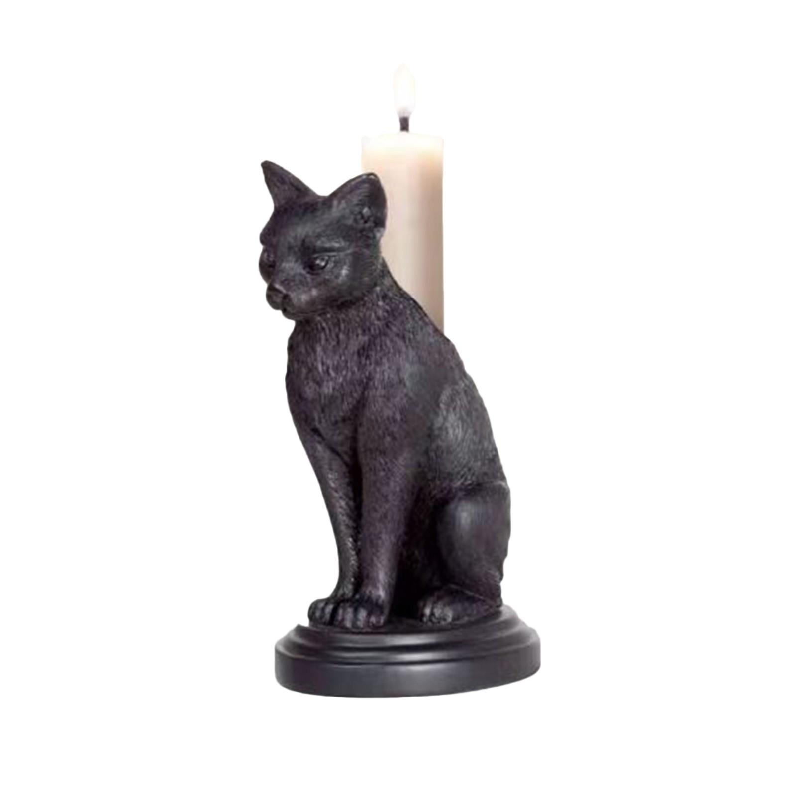 

Gothic Candlestick T, Wolf-style Candlestick Halloween Decorations Resin Imitation Handicrafts Home Desktop Decorations Christmas Decorations One Size