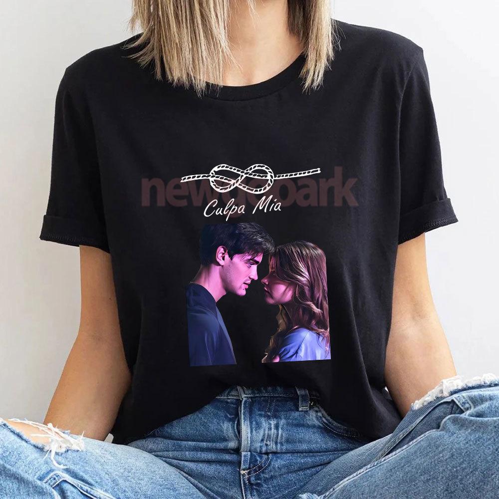 My Fault Movie Culpa Mia Vintage Graphic T Shirts Gabriel Guevara Women Unisex Shirt Noah Nick Film RoUnisextic Movie Cotton Tee