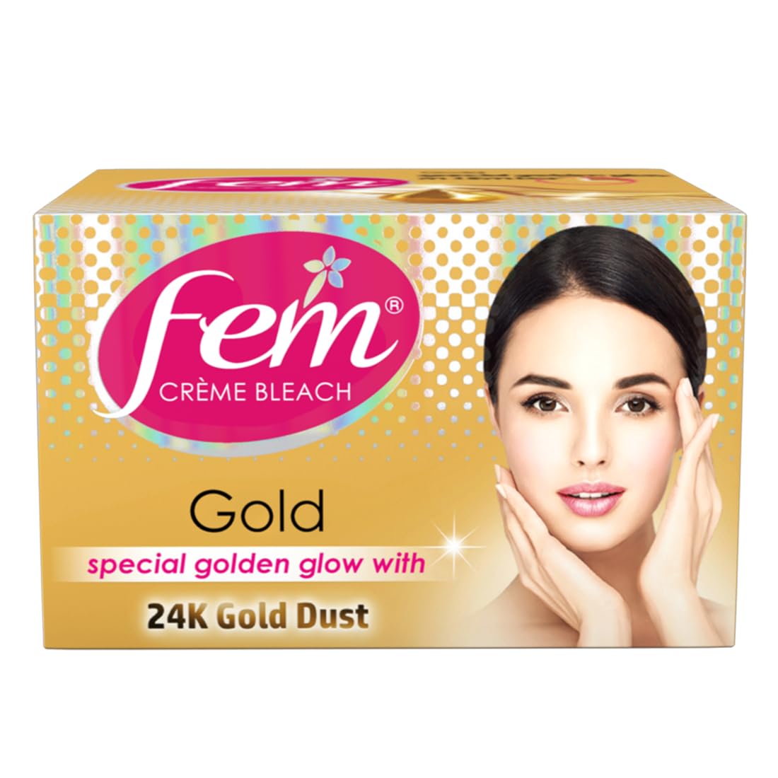 

Крем для отбеливания кожи Fem Fairness Naturals Gold 64 г Для сияния ровного тона