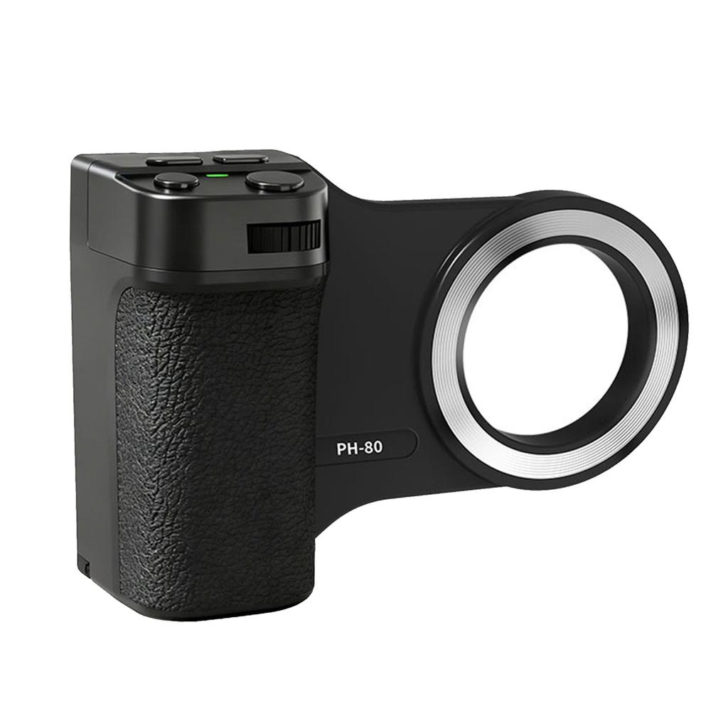 Adjustable Phone Camera Grip With Magnetic Mount 1Hand Operation For Content Creators Videos Smartphone Shoot Holder