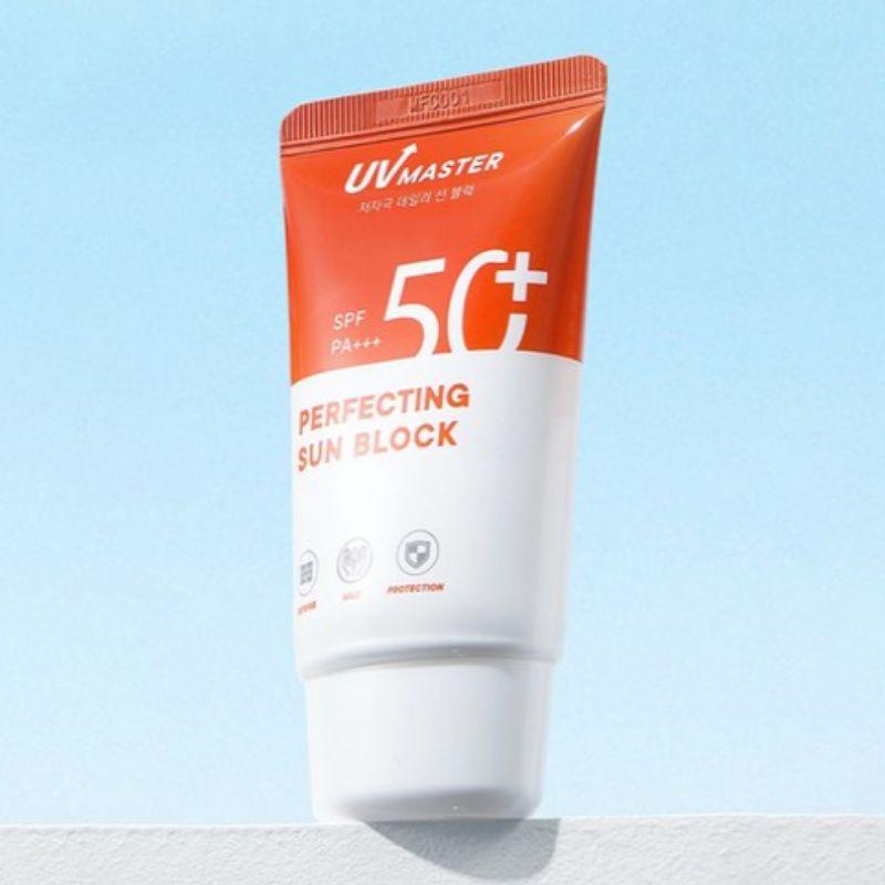 TONYMOLY UV Master Perfecting Sunblock SPF50+ PA+++ 50ml – High Protection Sunscreen for Face | Lightweight Daily UV Defense K-Beauty Sun Cream