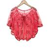 Retro Beaded Sequin Shawl Vintage Flapper Evening Cape Sheer Mesh Embroidery Leaf  Women Bolero Party Accessories