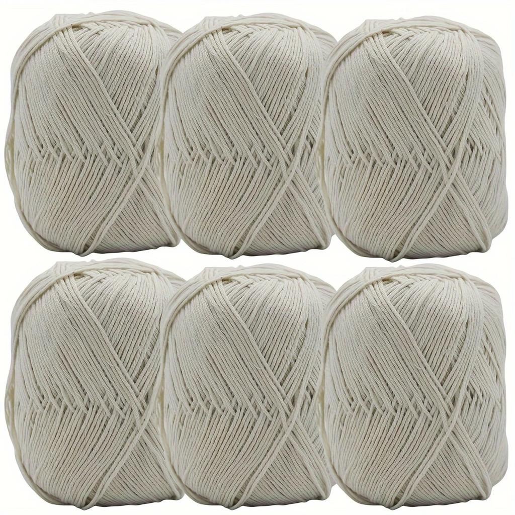 100% Cotton Yarn for Crocheting and Knitting, Medium-Weight DIY Craft Yarn for Sweaters,Scarves,Hats,Gloves - 50g/170m Per Skein