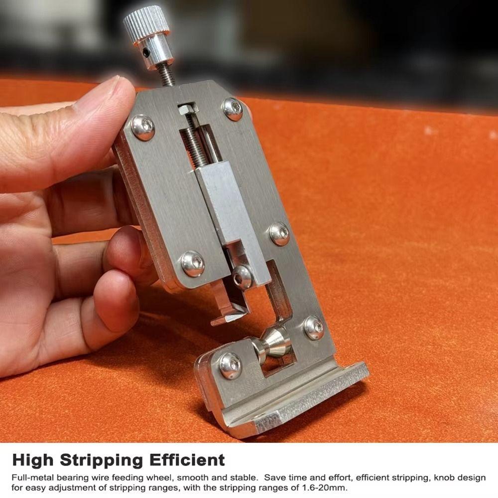 Smooth Manual Wire Stripping Tool Cable Electric Peeling Tool  Stripping Ranges of 1.6-20mm