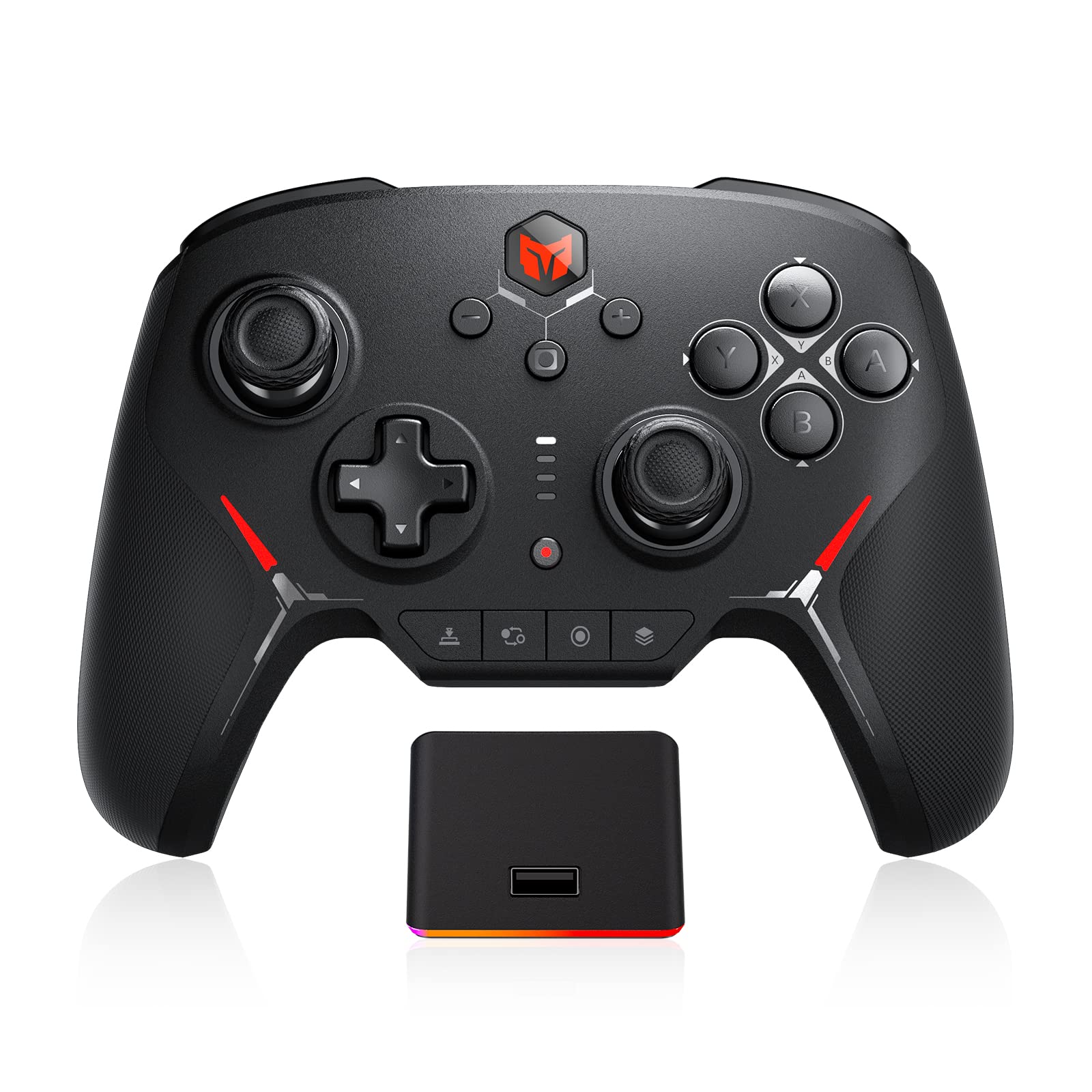 

Switch Controller BIGBIG WON Mechanical Switch Controller Bluetooth WirelessWired Connection Rapid Fire Function 4 Level HD Vibration NFC Function