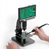 PROFESSIONAL DIGITAL MICROSCOPE 2000x 12MP 11LED HD SCREEN 7" 32GB MicroSD