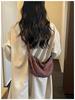 Autumn Winter 2025 Leopard Print Women's Crossbody Dumpling Bag - Retro, Versatile, Trendy Brown Handbag