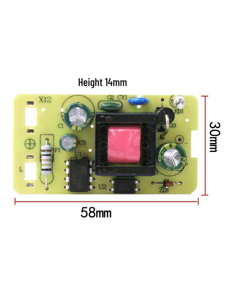 5V 2A AC-DC Step-Down Power Supply Module, 220V To 5V Adapter Board