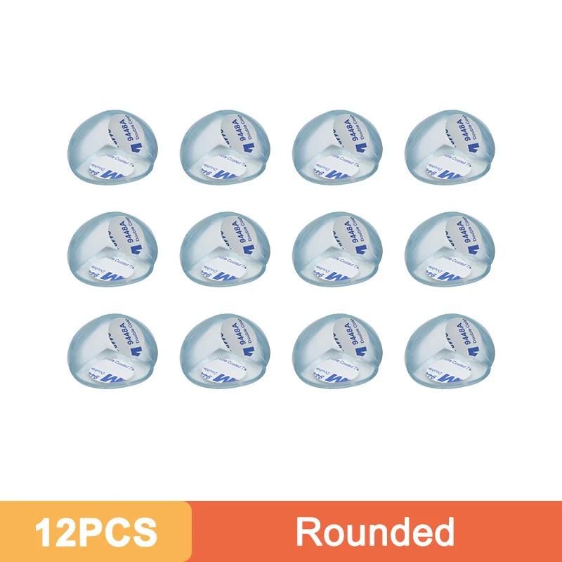 4/12PCS Transparent Anti Collision Angle PVC Pad Child Safety Corner Guard Baby Collision Proof Protector Table Corner