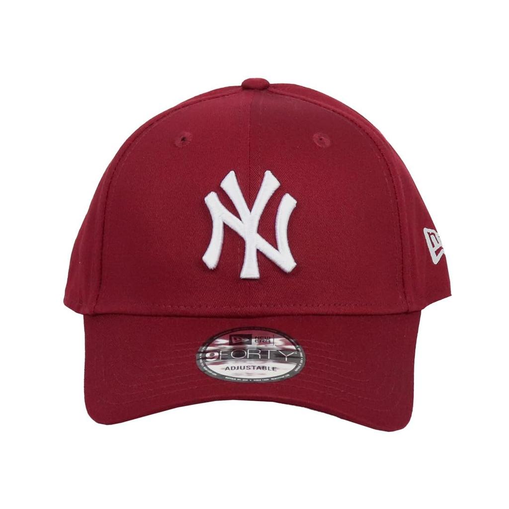New Era Cap 9FORTY MLB New York Yankees Essential Maroon Adjustable Hat 80636012
