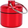2 Pack Keychain Included Pill Bottle Container Portable Small Pocket Case Mini Storage Box  Travel