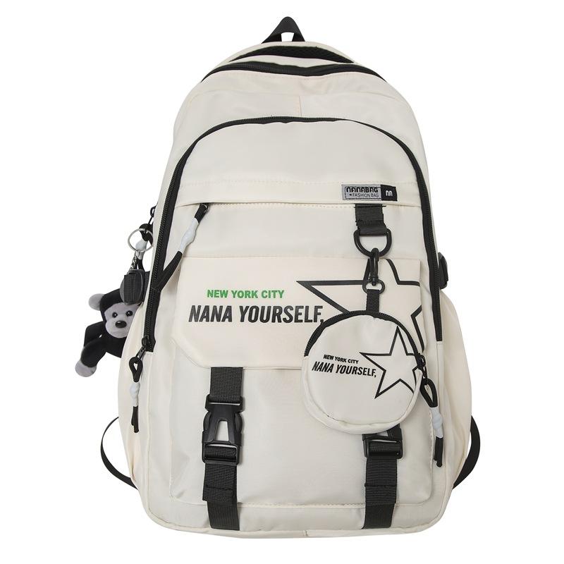 Pánský cestovní batoh Student Schoolbag Campus Style Batoh pro ženy