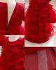 Girls' 3D Flower Princess Dress: First Birthday Puff Sleeves and Puffy Skirt