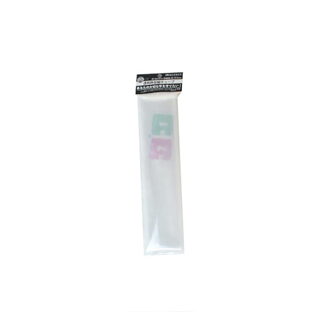Solfiesta Custom Kobo Transparent Heat Shrink Tubing 30mm Clear 1m Long for Fishing Rod Protection and Rubber Grip Repair