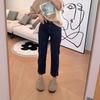 2024 Autumn Women's High Waist Plus Size Slimming Straight Leg Jeans